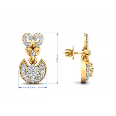 HIen Diamond Earrings in Gold